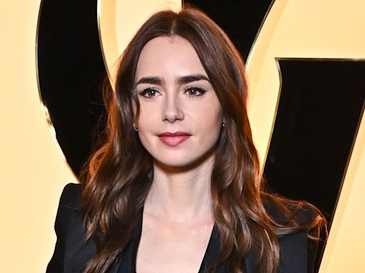 Lily Collins just cut her long hair off in favour of a short bob