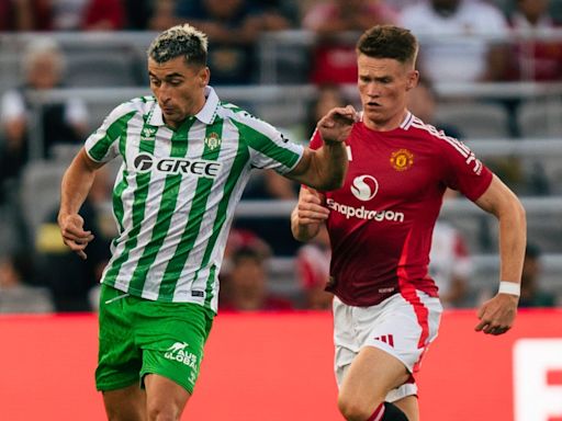 Manchester United vs Real Betis: alineaciones, vídeos y goles del amistoso de pretemporada | Goal.com México