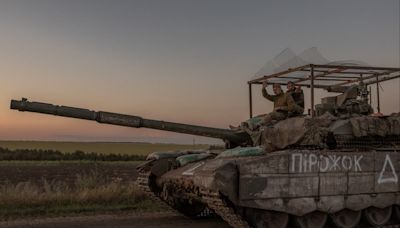 How it felt to cross the Russian border on a Ukrainian tank