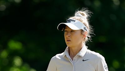 Nelly Korda's hopes of a second major in 2024 virtually disappear after carding a 10 at the Women's U.S. Open