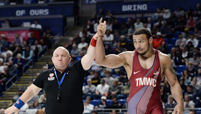 Wrestler Aaron Brooks trying to stay even-keeled at Olympics