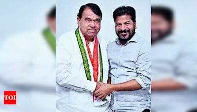 Telangana: Pocharam Srinivas Reddy quits BRS, 4th MLA to join Congress | Hyderabad News - Times of India