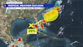 Tracking Invest 90L moving over Florida; could develop in the Atlantic