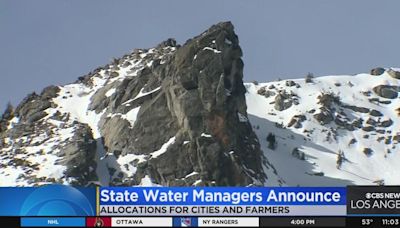 California allocates 2023 water resources for cities, farmers