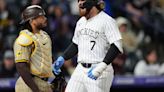 Brendan Rodgers' grand slam leads Rockies to victory over Padres