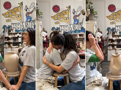 Sisters Before Misters But Only Hug Pottery Comes Between Kendall Jenner And Kylie Jenner