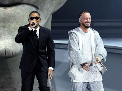 Will Smith reaparece durante el concierto de J Balvin en Coachella