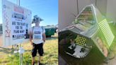 Glastonbury superfan’s 3D-printed Coldplay hat pays off after line-up announced
