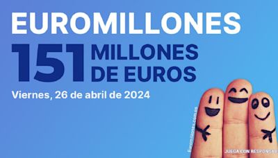 Euromillones: comprobar los resultados del sorteo de hoy, viernes 26 de abril