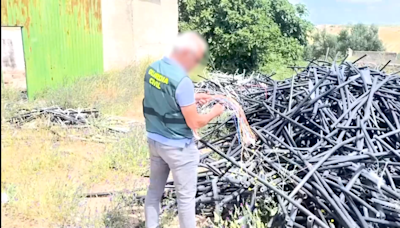 Cae en Écija parte de una red dedicada al robo de cables de cobre