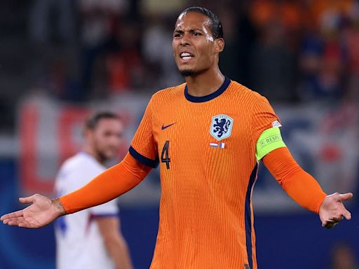 Virgil van Dijk expresses his frustration with English referees