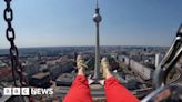 Berliners soar over the city on Europe’s highest swing