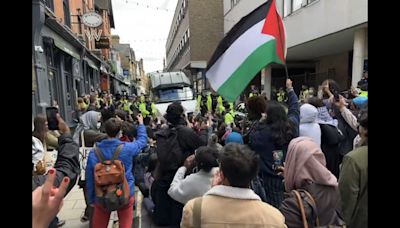 Watch: Pro-Palestine protesters removed by police after occupying Oxford University building