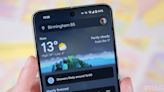 Google's Weather app on Android, Pixel widgets are down right now