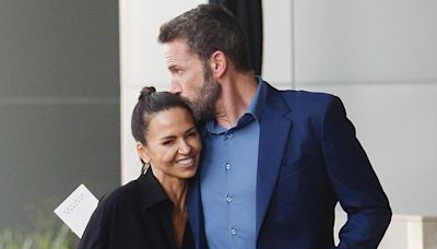 Ben Affleck Shares a Sweet Embrace with Matt Damon's Wife Luciana in Los Angeles