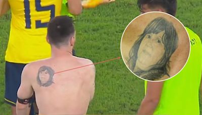 ¿Qué tiene tatuado Lionel Messi en la espalda?