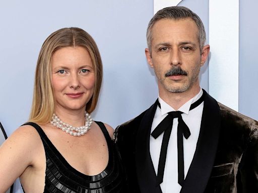 Jeremy Strong and Wife Emma Wall Have Date Night at the 2024 Tonys — and Yes, He's Wearing Brown