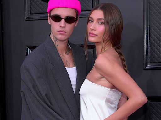 Pregnant Hailey Bieber Gives Shoutout to "Baby Daddy" Justin Bieber - E! Online