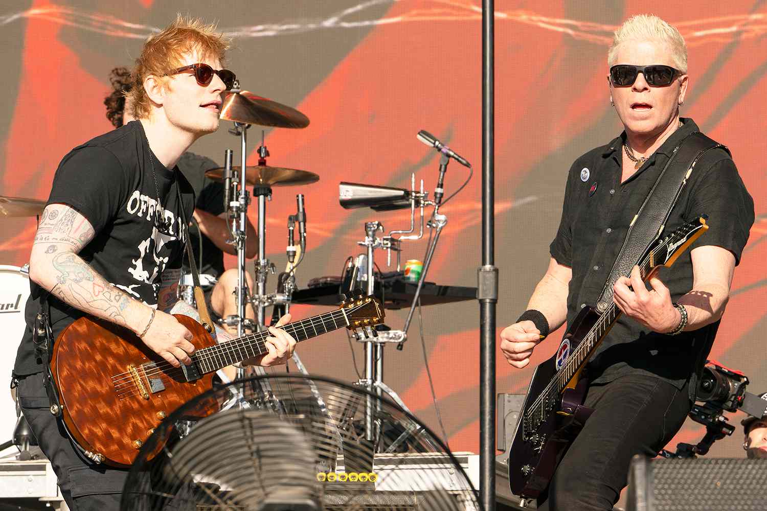 Ed Sheeran Joins The Offspring to Perform 'Million Miles Away' at BottleRock Festival: 'Living My Dream'