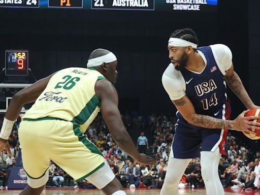 USA vs. Australia final score, results: Anthony Davis shines, U.S. holds off Boomers rally in Olympic exhibition | Sporting News