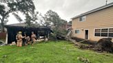 Pct. 4: Home catches fire after lightning strike causes tree to fall, hit gas line in garage