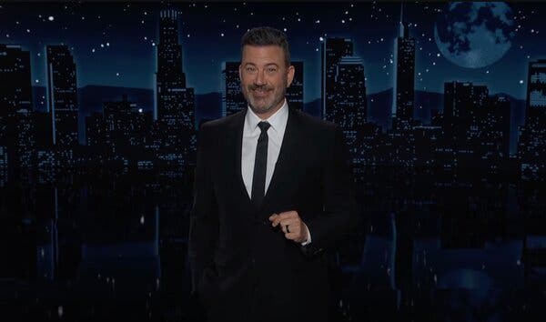 Kimmel Takes Stock of Trump’s Rhetoric After Suspect’s Arrest