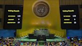 聯合國大會表決通過 支持巴勒斯坦成正式會員國
