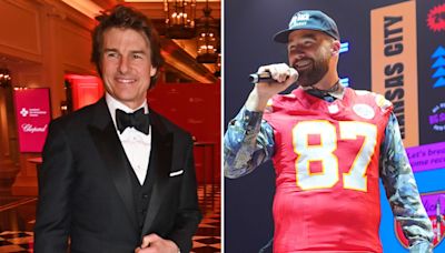 Travis Kelce Dances to ‘Blank Space’ With Tom Cruise at Taylor Swift’s Eras Tour in London