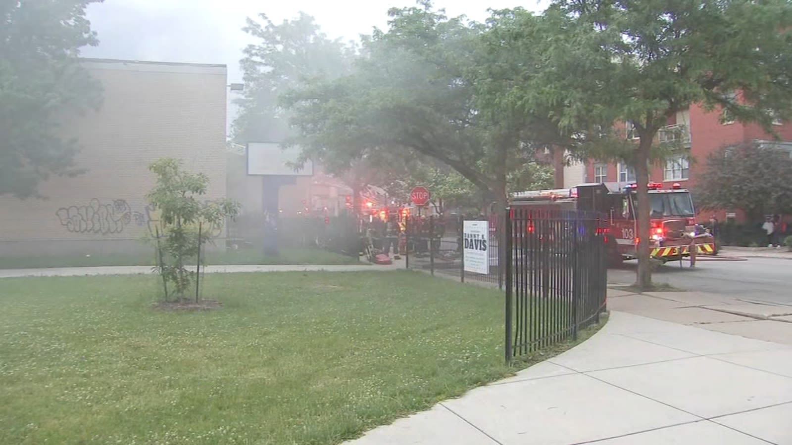 Fire at old school in West Town intentionally set, officials say; Chicago police investigating