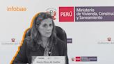 Denuncia contra Hania Pérez de Cuéllar: piden inicio de investigación contra ministra de Vivienda por organización criminal