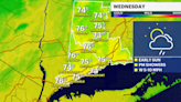 Early sunshine in Connecticut before rain arrives Wednesday evening