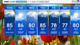 Maryland Weather: Muggy Monday with chance of isolated shower or t-storm