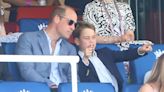 Prince George Enjoys Pizza with Dad Prince William at London Cricket Match