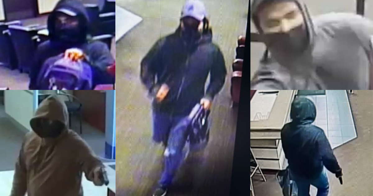 Man sought after robbing 2 U.S. Bank branches in Chicago suburbs multiple times