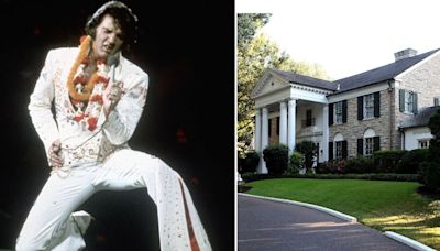 Elvis Presley's Graceland unseen – Behind the mysterious drapes upstairs