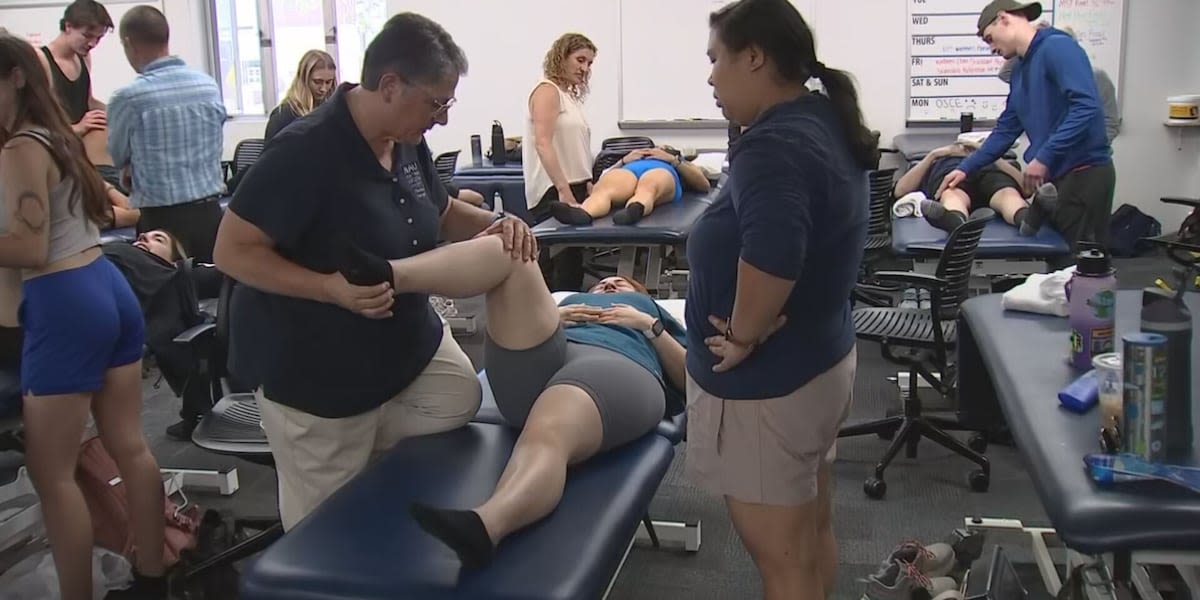 NAU’s new hybrid PT program brought students from all over the country to train this week