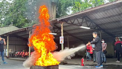 提升回收處理業消防安全觀念 台東環保局辦理訓練講習