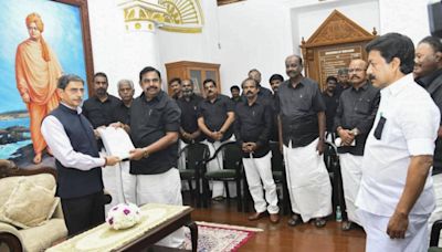 AIADMK MLAs meet Tamil Nadu Governor as row over hooch deaths heats up