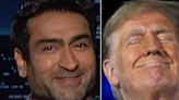 'Kimmel' Guest Host Kumail Nanjiani Reveals Moment Trump 'S**t The Bed' On Film