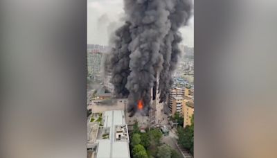 China: 8 Lives Lost As Massive Fire Engulfs Shopping Mall In Zingong; Visuals Surface