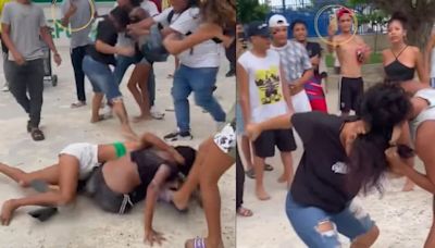 A golpes y para ganar ‘likes’, mujeres se enfrentan en cercanías a Barranquilla: la ganadora se lleva una salchipapa