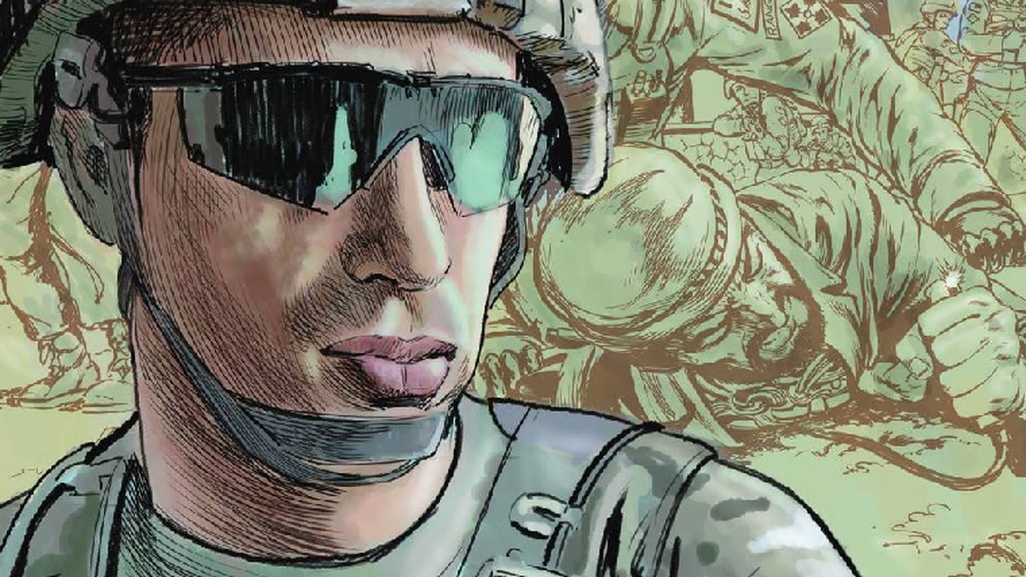 Graphic novel tells story of Army captain who tackled suicide bomber