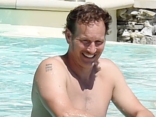 Patrick Wilson Spotted Shirtless During Italy Pool Day with Wife Dagmara Dominczyk