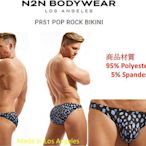 《新品 減價中》N2N_PR51_Pop Rock Bikini_流行搖滾風格時尚泳褲