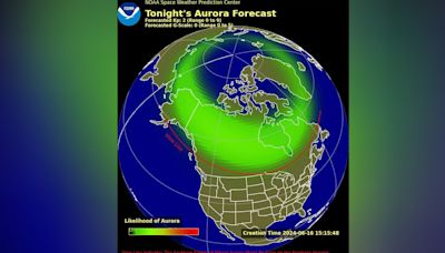 Northern lights forecast: Will the aurora borealis be visible over NY this weekend?