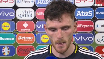 'We let you down' - Robertson apologises to Scotland fans in emotional interview