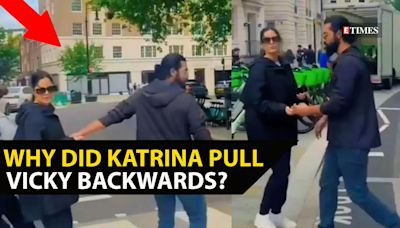Katrina Kaif gets annoyed after noticing that a person was filming her in London; Netizens write, 'What did she do to the camera person...?' | Etimes - Times of India Videos