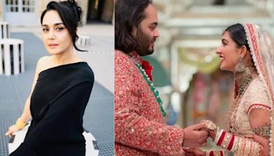 Preity Zinta Sends Heartfelt Wishes To Newlyweds Anant Ambani, Radhika Merchant