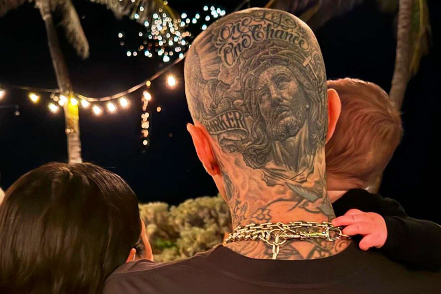 Kourtney Kardashian Watches Fireworks with Baby Son Rocky and Husband Travis Barker in Adorable New Photo