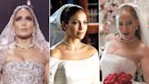 Jennifer Lopez Has Now Worn 10 Wedding Dresses Onscreen— These 4 Are Her Best